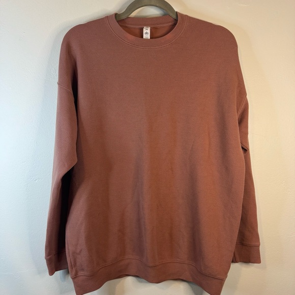 ALO Yoga Sweaters - ALO Yoga Warm Brown Crewneck Sweater XS